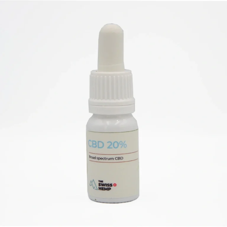 CBD-olja - brett spektrum 20% - den schweiziska hampan